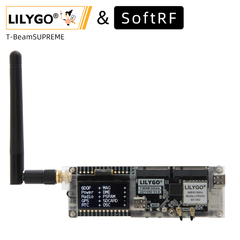 Esp32 S3 Development Board Lot - LILYGO® SoftRF T-Beam SUPREME Placa de