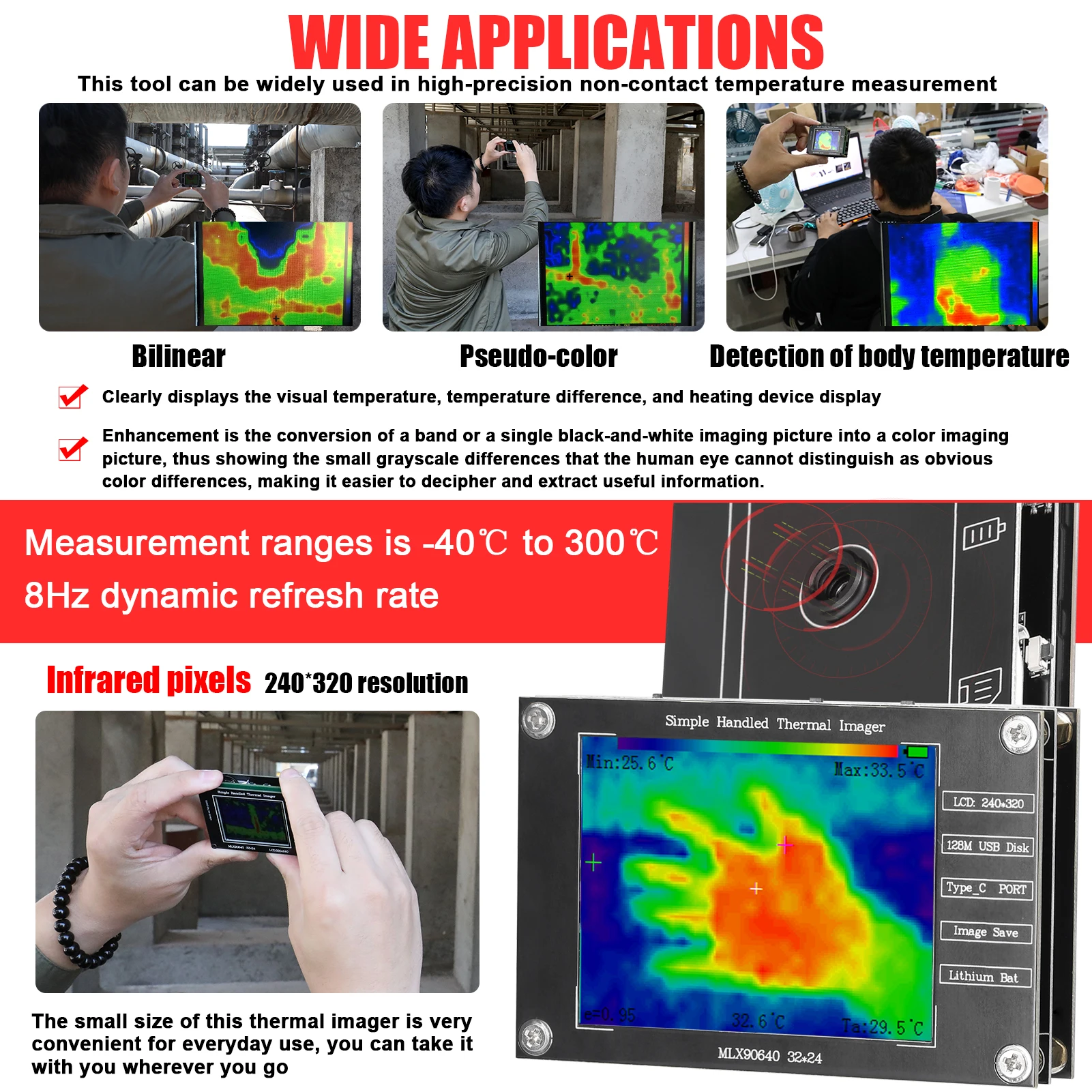 Câmara Termográfica 32*24 -40  - Thermal Imaging Camera Pcb Repair avaliação e preço